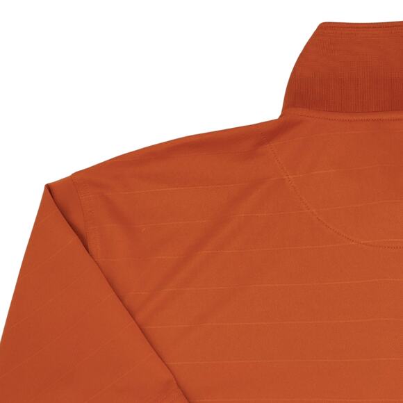 Champions Tour Polo Shirt Mens XL Orange Golf Performance Short Sleeve Striped - Picture 8 of 11